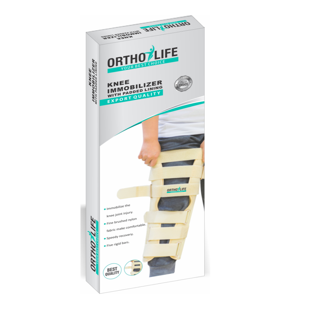 Ortholife Knee Immobilizer with Padded Lining