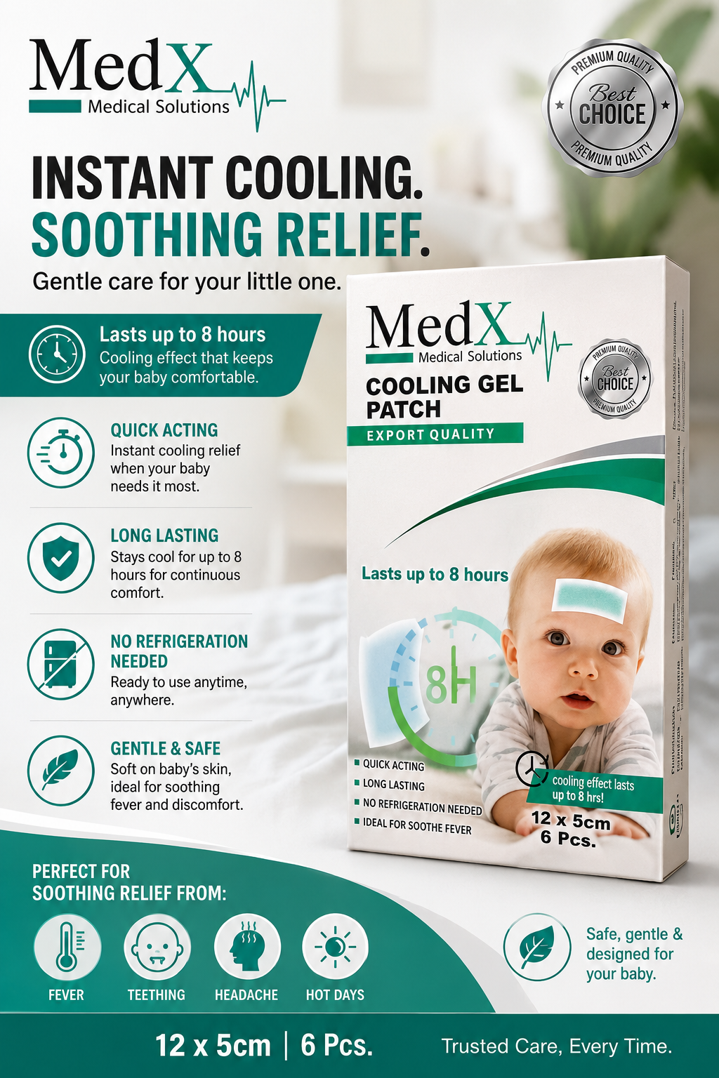 COOLING GEL PATCH MEDX