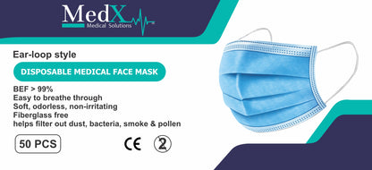 MedX Facemask (50 Pcs)