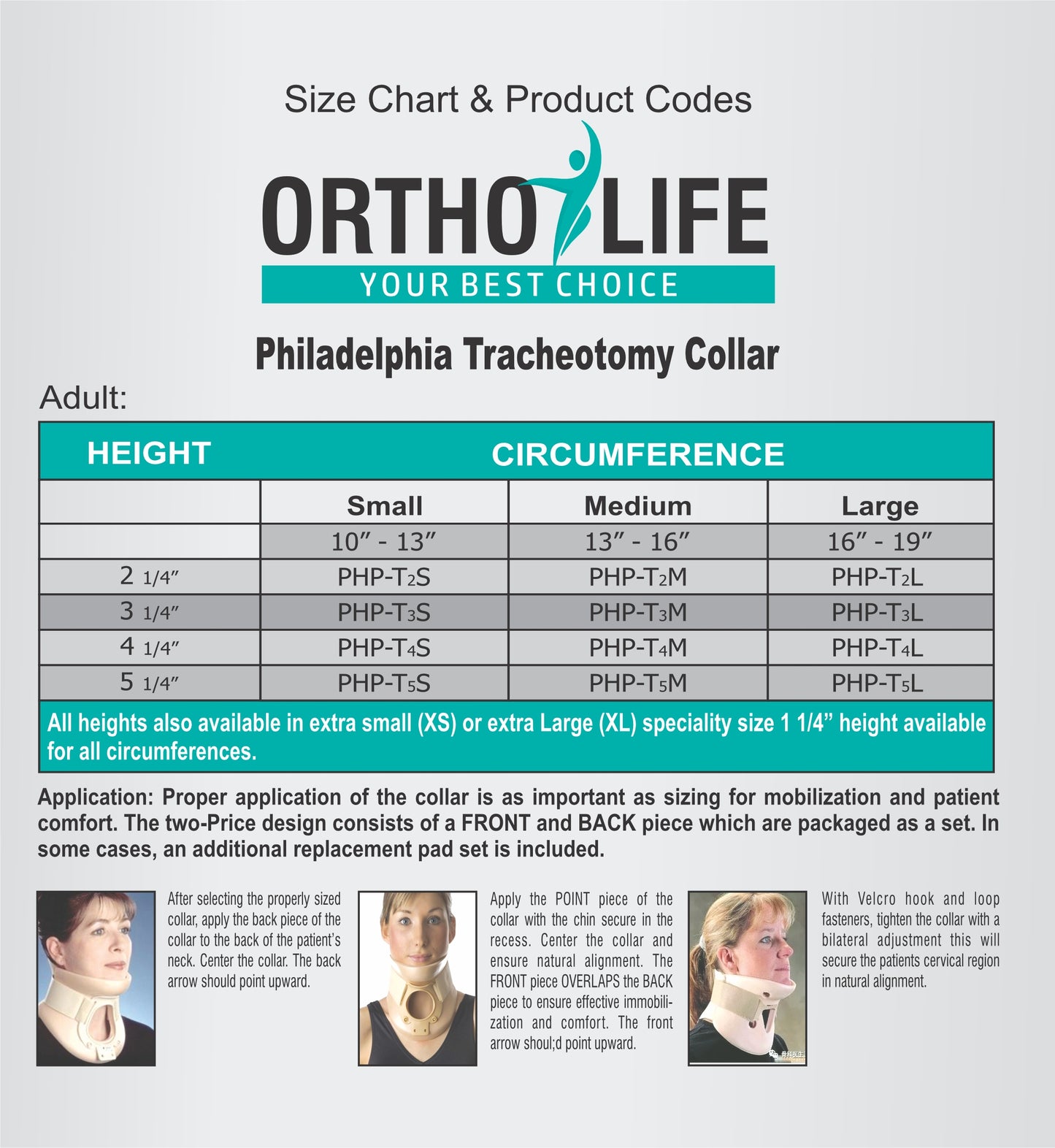 Ortholife Philadelphia Tracheotomy Collar