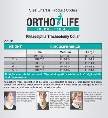 Ortholife Philadelphia Tracheotomy Collar