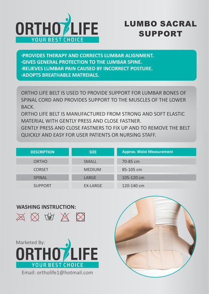 Ortholife Lumbo Sacral Support