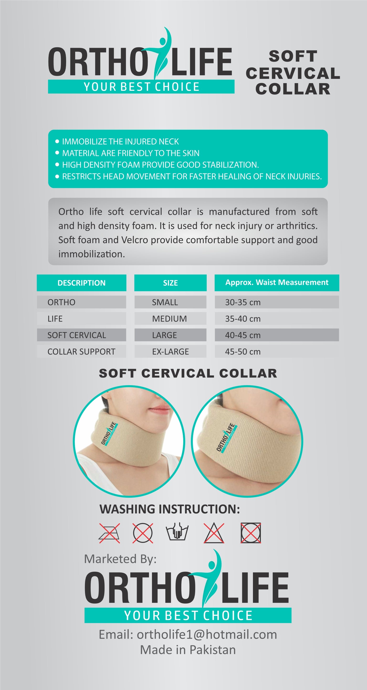 Ortholife Soft Cervical Collar